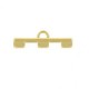 Cymbal ™ DQ metal ending Soros Iii for Tila beads - Gold
